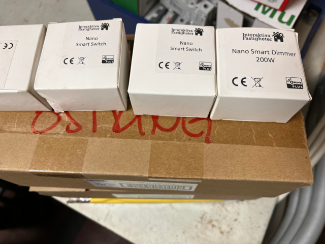 1149037-3 Lot with Nano Smart Switch & dimmers