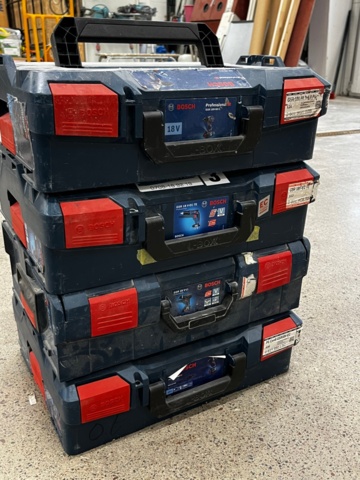 1144917-3 4 tool boxes, Bosch L-Box