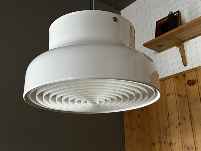 1144940-2 2 ceiling pendants, "Bumling" Atelje Lyktan, white