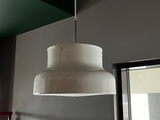 1144940-3 2 ceiling pendants, "Bumling" Atelje Lyktan, white