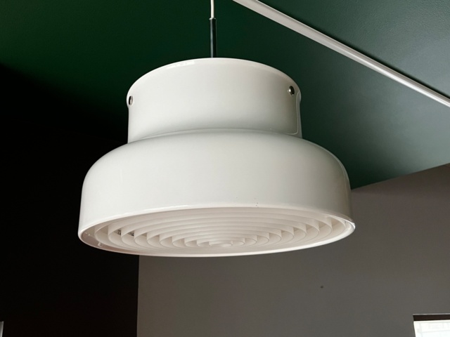 1144940-7 2 ceiling pendants, "Bumling" Atelje Lyktan, white