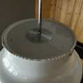 1144940-8 2 ceiling pendants, "Bumling" Atelje Lyktan, white
