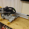1139934-2 Festool KS60E Miter Saw with Dewalt Saw Bench