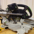 1139934-3 Festool KS60E Miter Saw with Dewalt Saw Bench