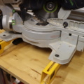 1139934-6 Festool KS60E Miter Saw with Dewalt Saw Bench