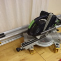 1139934-10 Festool KS60E Miter Saw with Dewalt Saw Bench