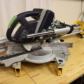 1139934-16 Festool KS60E Miter Saw with Dewalt Saw Bench