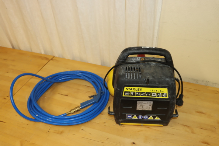 1139963-9 Stanley 1.5hp 6l, 8bar compressor