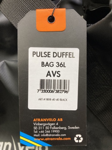 1158614-4 Duffel sports bag Altran Velo Pulse AVS 36L