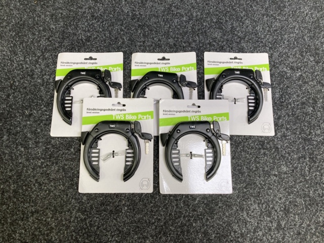 1158623-1 5 bicycle locks TWS Bike Parts