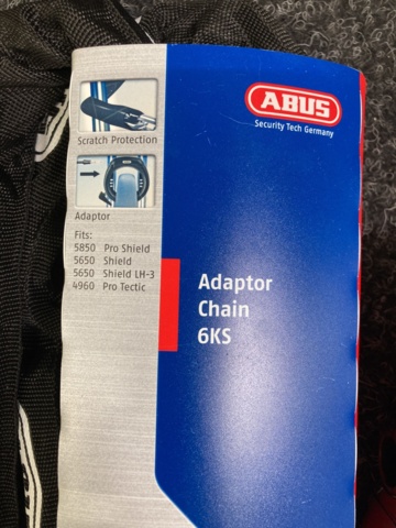1158633-2 Frame lock ABUS Pro Shield 5850 incl. lock chain 6KS