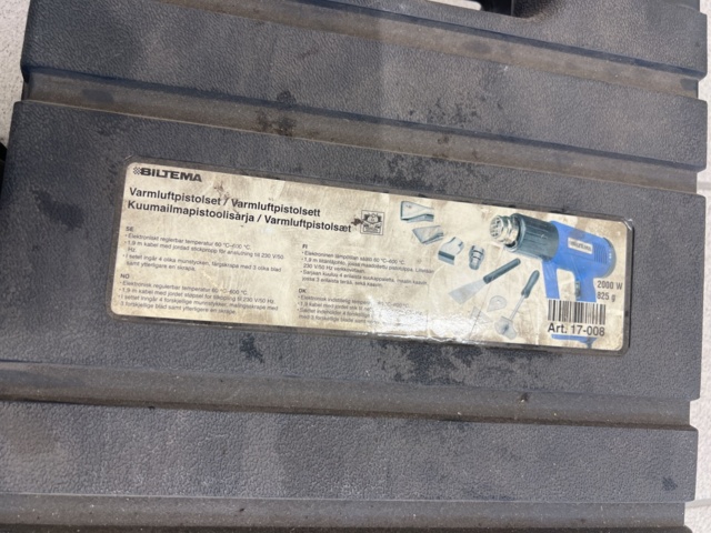 1051895-3 Rivet tool and heat gun - Lobomatic/Biltema