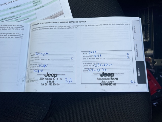 1051927-18 Jeep Renegade 4xe - 2020 (Repair item)