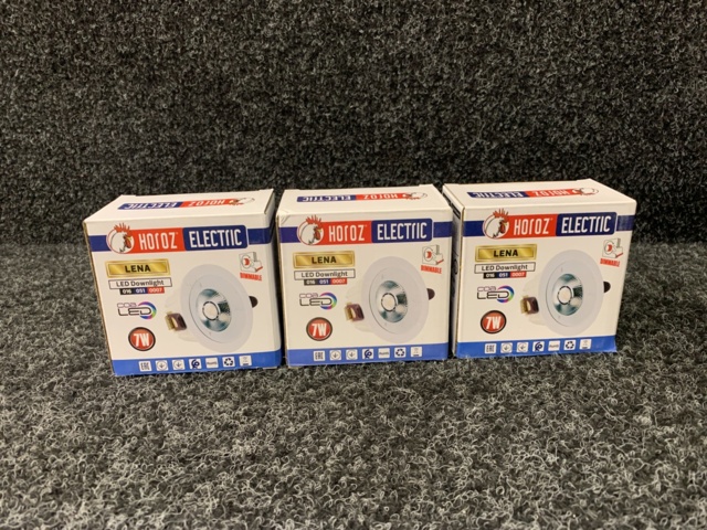 1161689-2 3 st Downlight LED Horoz Electric 7W