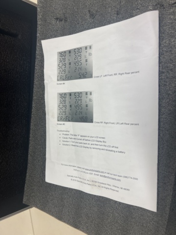 1051954-7 Portabel bilvåg Proform VS800W17/67644