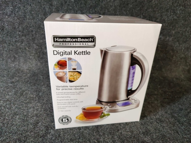 1162685-3 Kettle Hamilton Beach Professional 1.7 L Digital Kettle