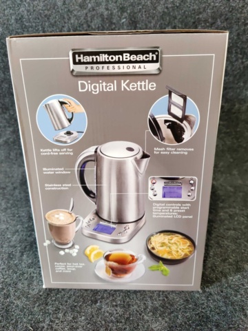1162685-4 Kettle Hamilton Beach Professional 1.7 L Digital Kettle
