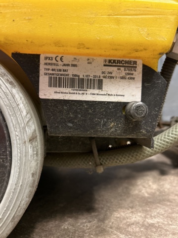 1143985-11 Cleaning machine Kärcher BR530BAT (Rep object)