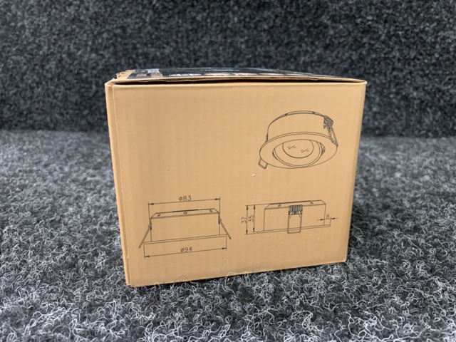 1162850-5 3 st Downlight Designlight P-0007 LED