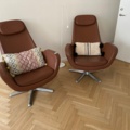 1071787-1 2 swivel armchairs Arvika Ikea