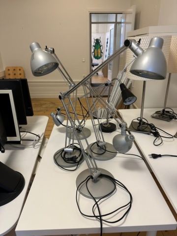 1071808-1 5 desk lamps Ikea