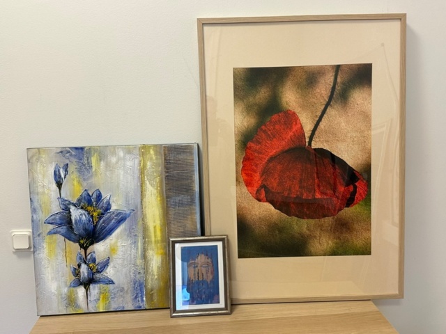 1071820-1 Art 3 different paintings and prints