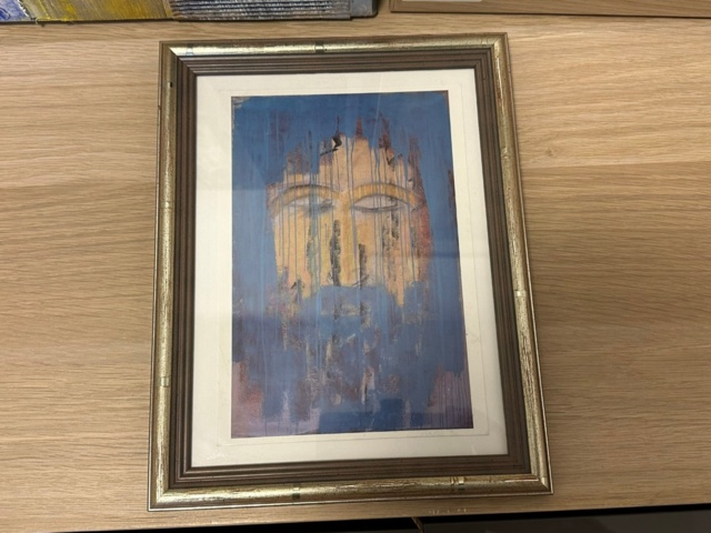 1071820-2 Art 3 different paintings and prints