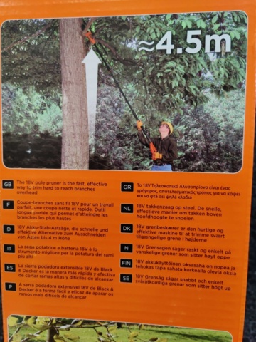 1163566-3 Grensåg Black & Decker GPC1820L20-QW 18V