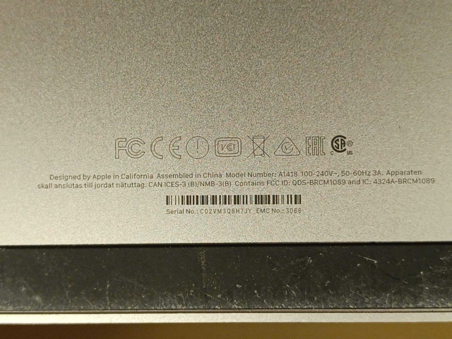 1000245-6 iMac "Core i5" 2.3 21.5" (Mid-2017)