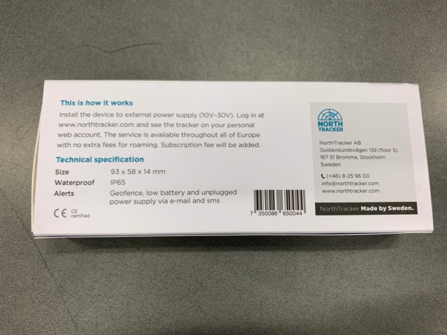 1163761-2 GPS tracker NortTracker Machine Easy 2 pcs