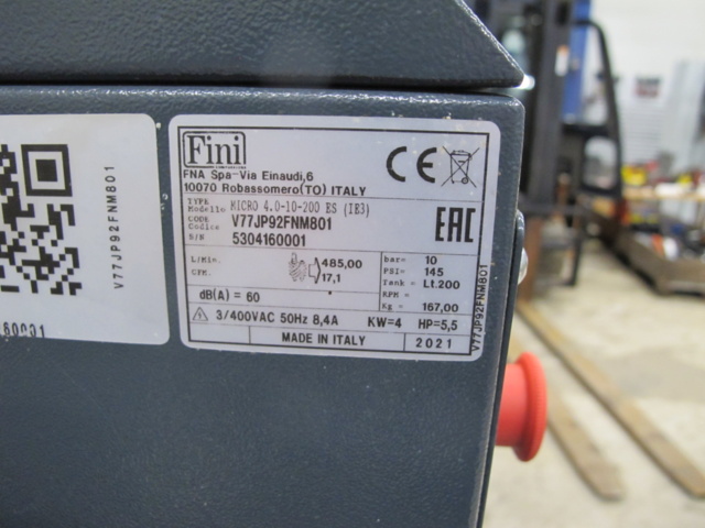 1159383-7 Screw compressor FINI