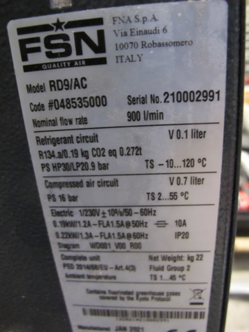 1159383-8 Screw compressor FINI