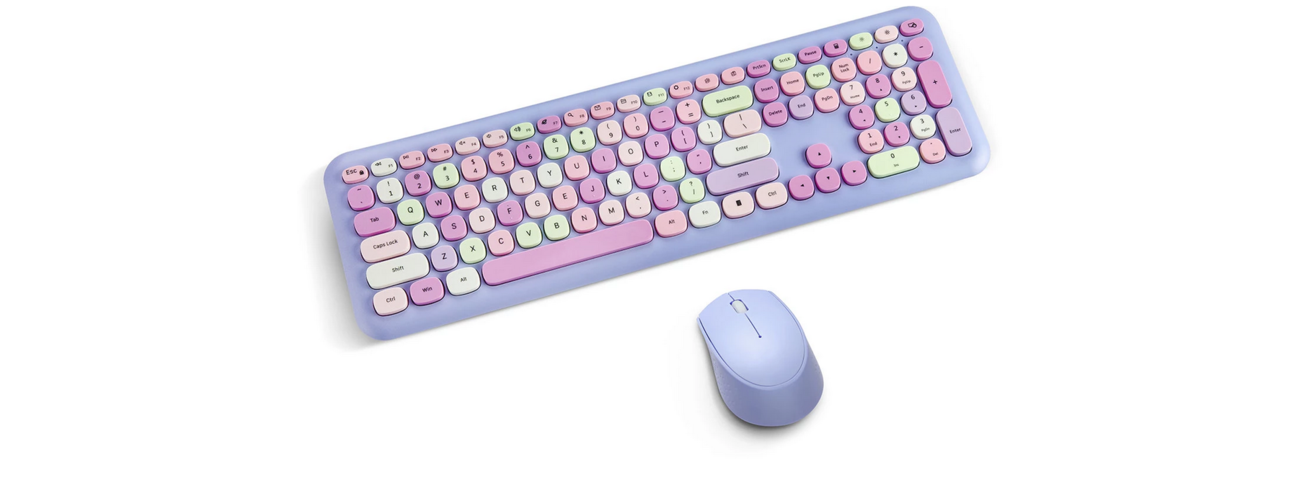 1097421-2 Wireless keyboard and associated mouse Limited Label BTS Keyboard Combo Wildberry