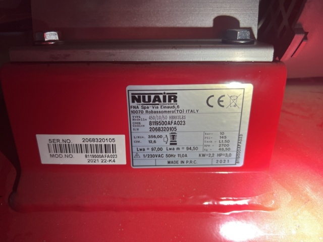 1164067-2 Compressor Hercules 450/10/50 - 2021