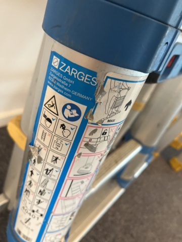 1146661-4 2 stycken Teleskop stegar Zarges / Vibe