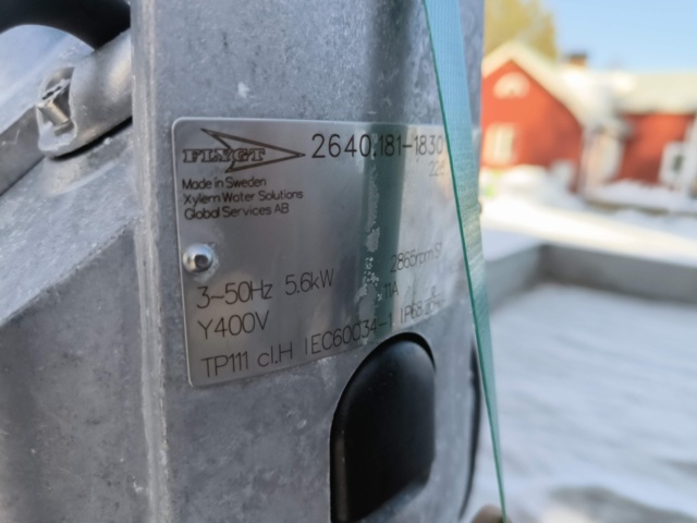 1128893-4 Submersible pump Flygt BS2640 MT - New