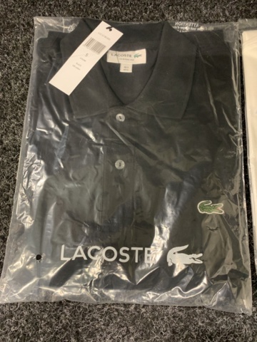 1128695-3 2 polo shirts Lacoste, Size L