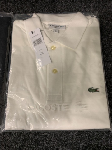 1128696-4 2 polo shirts Lacoste, Size S