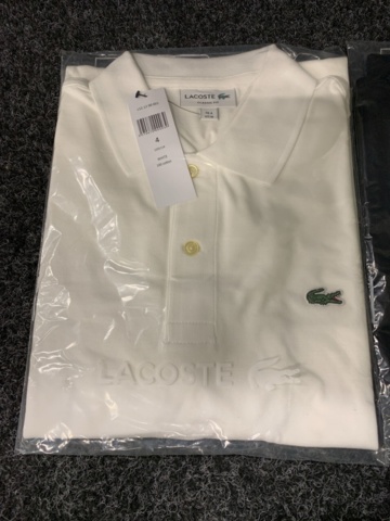 1128701-3 2 polo shirts Lacoste, Size M