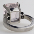 1165103-4 Ring 18K White Gold "Efva Attling" with Morganite and Diamonds