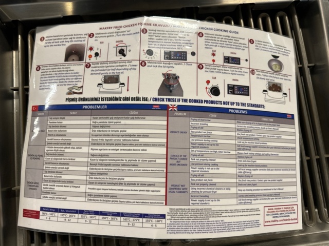 1165353-7 New Makfry Pressure Fryer 1015 PSI