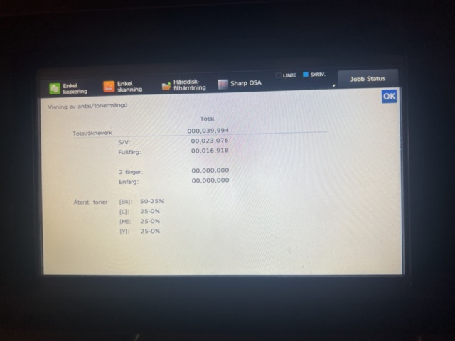 1164156-6 Printer Sharp MX C304W