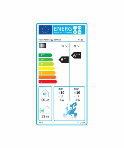 1164808-2 Air-water heat pump Valdemar 13 kW incl. Plug 'n Play module & hot water tank
