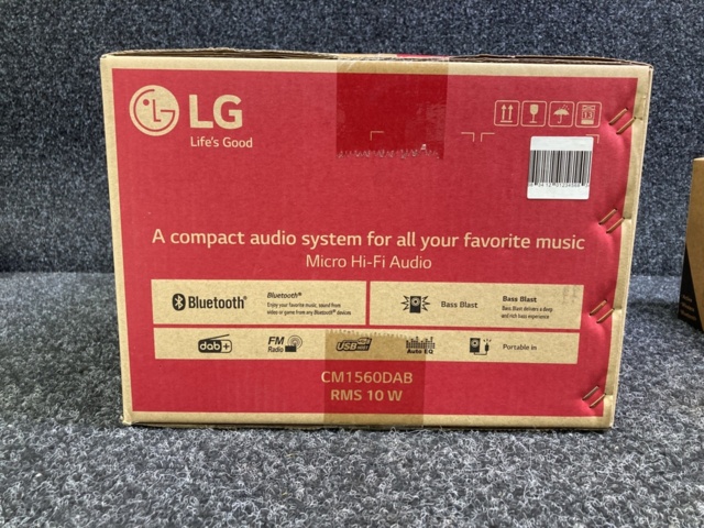 1164812-2 Micro Hi-Fi sound system LG CM1560DAB