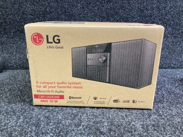 1164812-3 Micro Hi-Fi sound system LG CM1560DAB
