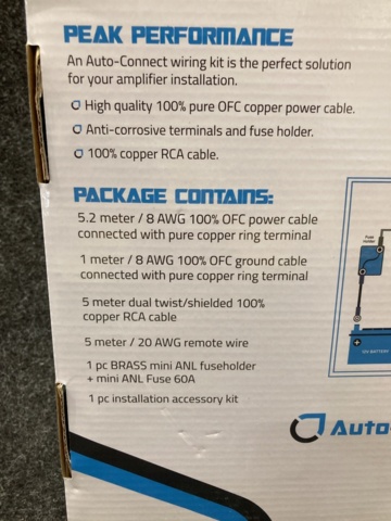 1167320-3 Cable kit Auto-Connect WK1080FC, 8 AWG, 10mm²