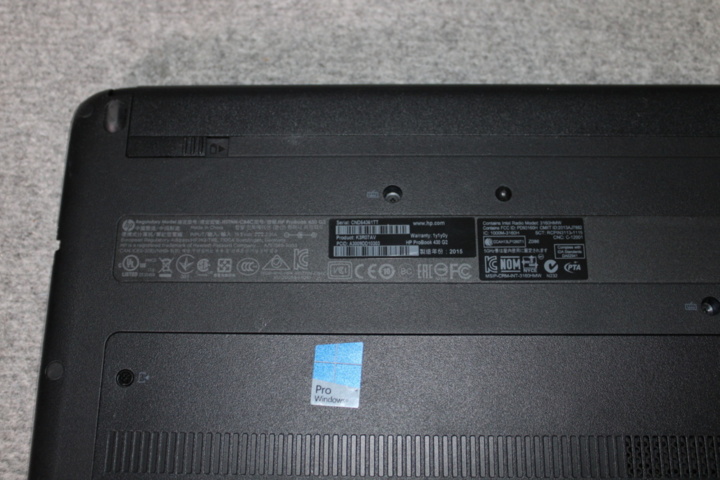 1055101-8 Laptop, HP ProBook 2015