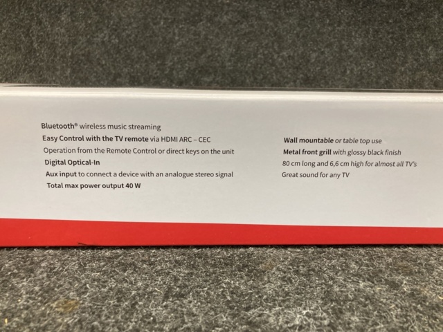 1167369-3 Soundbar Sharp HT-SB95, 2.0, 40W