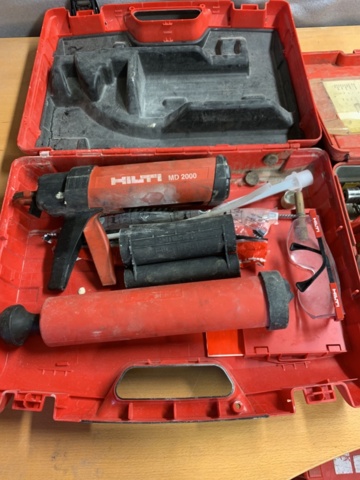 1136450-2 Bolt gun & Grouting gun HILTI DX 350 & MD 2000