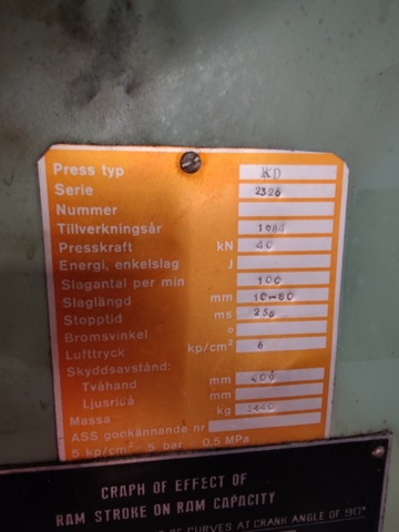 1167705-10 Press line KD